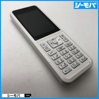 1216 SIMフリー softbank Simply B 701SI 中古 白(携帯電話本体)