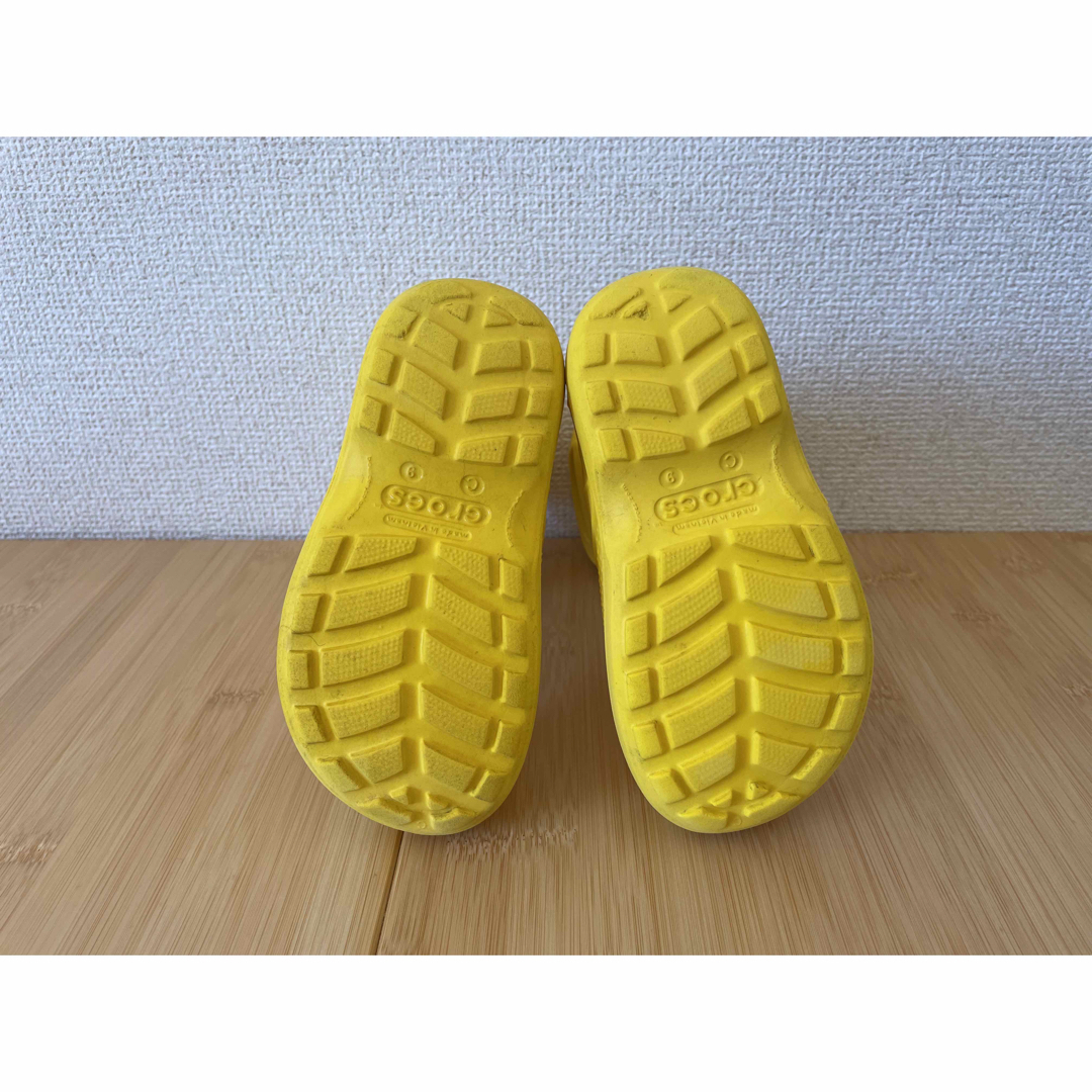 crocs(クロックス)のクロックス　ハンドルイットレインブーツ　キッズ　イエロー　c9(16.5cm) キッズ/ベビー/マタニティのキッズ靴/シューズ(15cm~)(長靴/レインシューズ)の商品写真