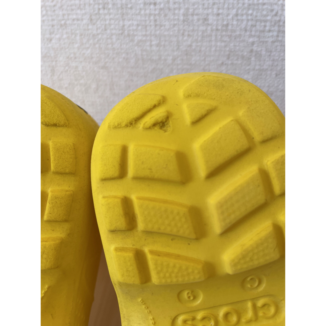 crocs(クロックス)のクロックス　ハンドルイットレインブーツ　キッズ　イエロー　c9(16.5cm) キッズ/ベビー/マタニティのキッズ靴/シューズ(15cm~)(長靴/レインシューズ)の商品写真