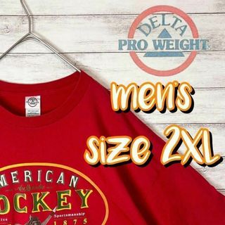 【US古着　送料無料】delta pro weight Tシャツ サイズ2XL(Tシャツ/カットソー(半袖/袖なし))