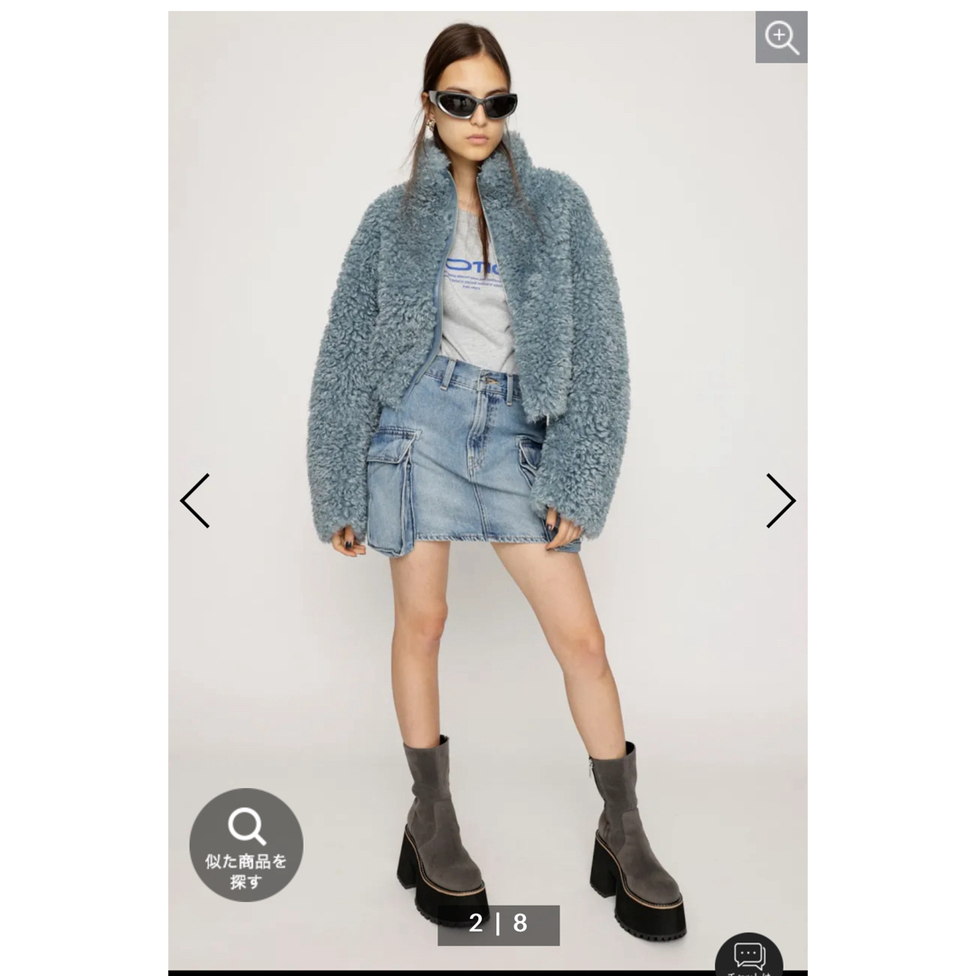 SLY(スライ)のSLY  WASHED JW S／SK-C レディースのスカート(ミニスカート)の商品写真
