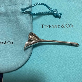 ティファニー(Tiffany & Co.)のティファニー　シルバーブローチ　イチョウ(ブローチ/コサージュ)