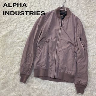 アルファインダストリーズ(ALPHA INDUSTRIES)のALPHA INDUSTRIES アルファ MA-1 ピンク Lサイズ(ミリタリージャケット)