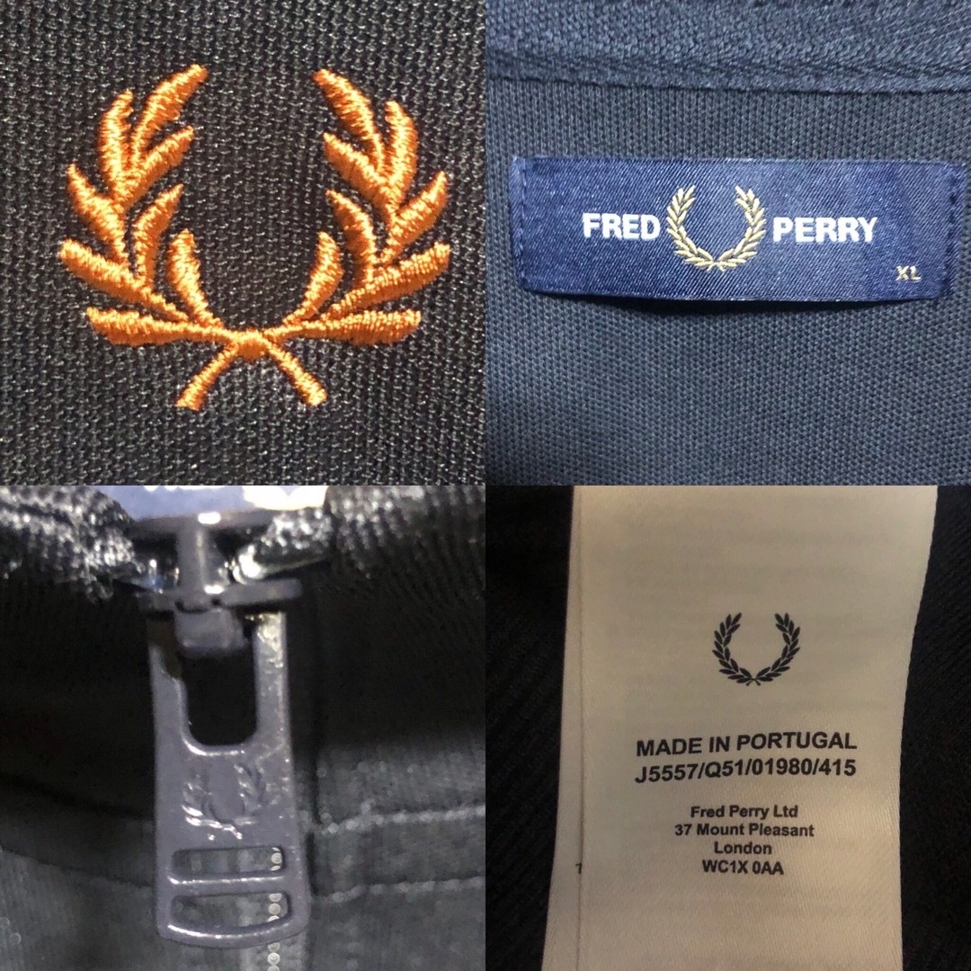 FRED PERRY - 希少XL⭐️Fred Perry トラックジャケット 刺繍