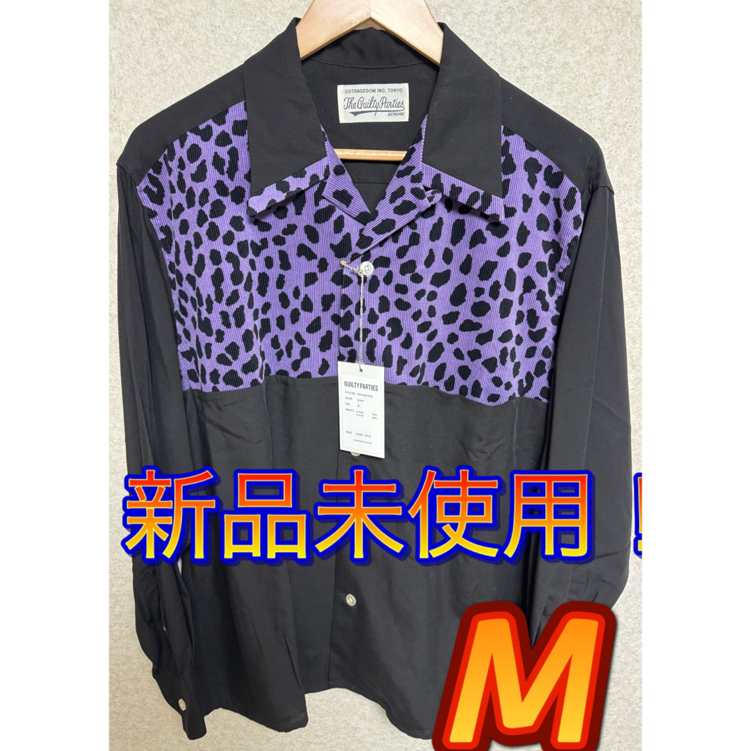 WACKO MARIA - WACKOMARIA TWO-TONE 50'S シャツ ワコマリア レオパード