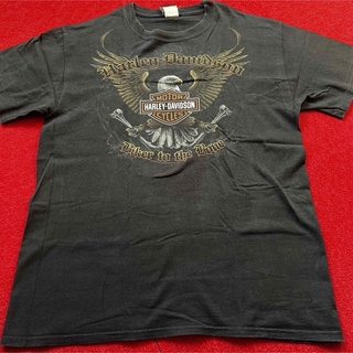 Harley Davidson - baiya M ラスベガス　ハーレーダビッドソン　鷹　メンズ　Tシャツ　黒