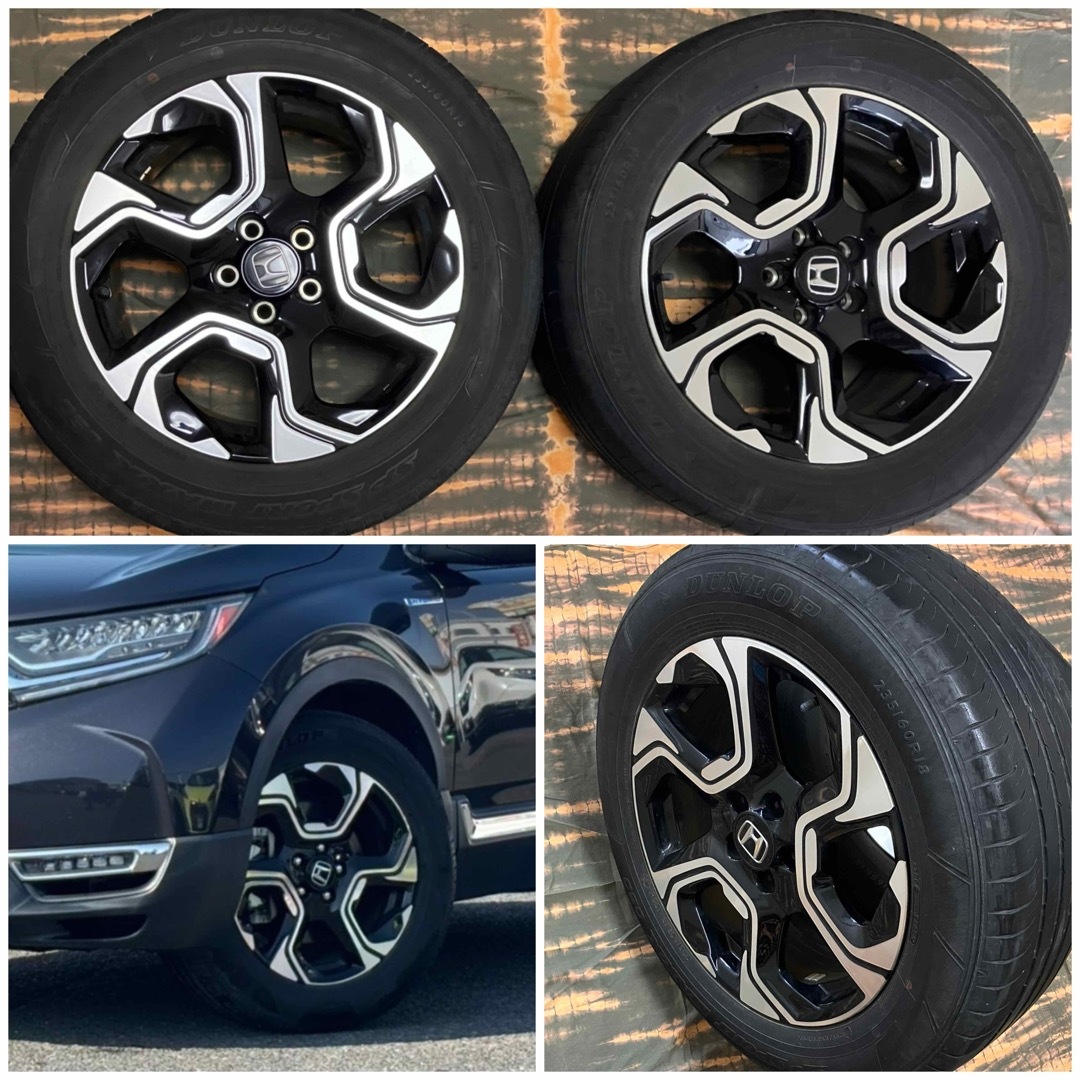 ホンダ - ホンダCR-V純正18インチアルミホイールラジアルタイヤ ホンダ - ホンダCR-V純正18インチアルミホイールラジアルタイヤ