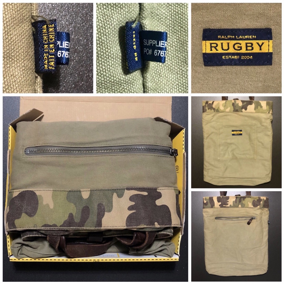 POLO RUGBY(ポロラグビー)のスカル迷彩★Ralph Lauren Rugby★トートバッグ ショルダーバッグ メンズのバッグ(トートバッグ)の商品写真