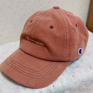 チャンピオン(Champion)のChampion  コーデュロイキャップ ピンク(キャップ)