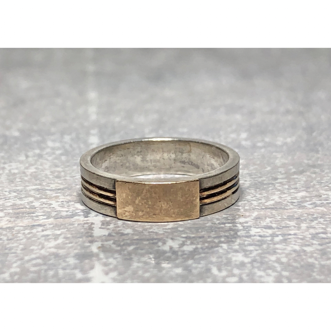 Vendome Aoyama(ヴァンドームアオヤマ)の925×K7コンビ　シルバーリング 指輪 925 13号　ヴァンドーム青山 メンズのアクセサリー(リング(指輪))の商品写真