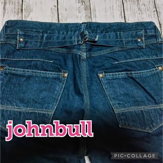 JOHNBULL - 【Johnbull／ジョンブル】デニムパンツ、Mサイズ、ブルー、シンチバック