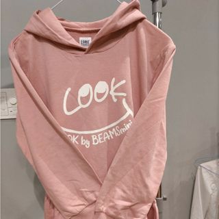 LOOK  BY BEAMS mini 130 ワンピ　パーカー(ワンピース)