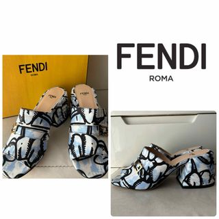 美品　FENDI×ジョシュアヴィダースコラボ　カリフォルニアスカイ　サンダル