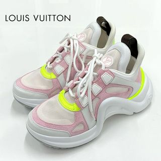 ルイヴィトン(LOUIS VUITTON)の9137 未使用 ヴィトン アークライトライン メッシュ LVロゴ スニーカー (スニーカー)