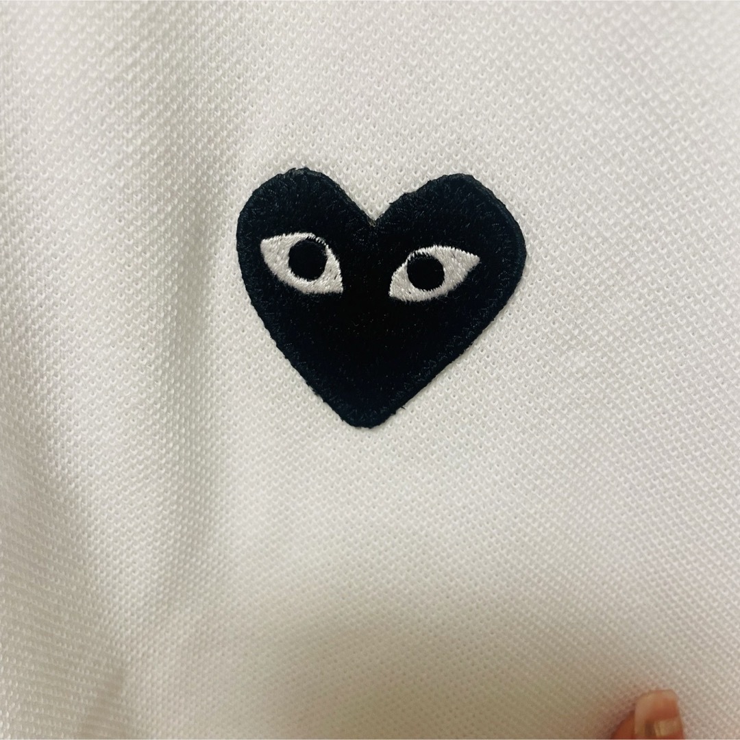 COMME des GARCONS(コムデギャルソン)の【即発】COMME des GARCONS ハートロゴ ポロシャツ レディース  レディースのトップス(ポロシャツ)の商品写真