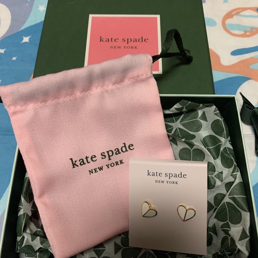 kate spade new york(ケイトスペードニューヨーク)の🙅‍♀ kate spade  ケイト・スペード ニューヨーク ハート ピアス レディースのアクセサリー(ピアス)の商品写真