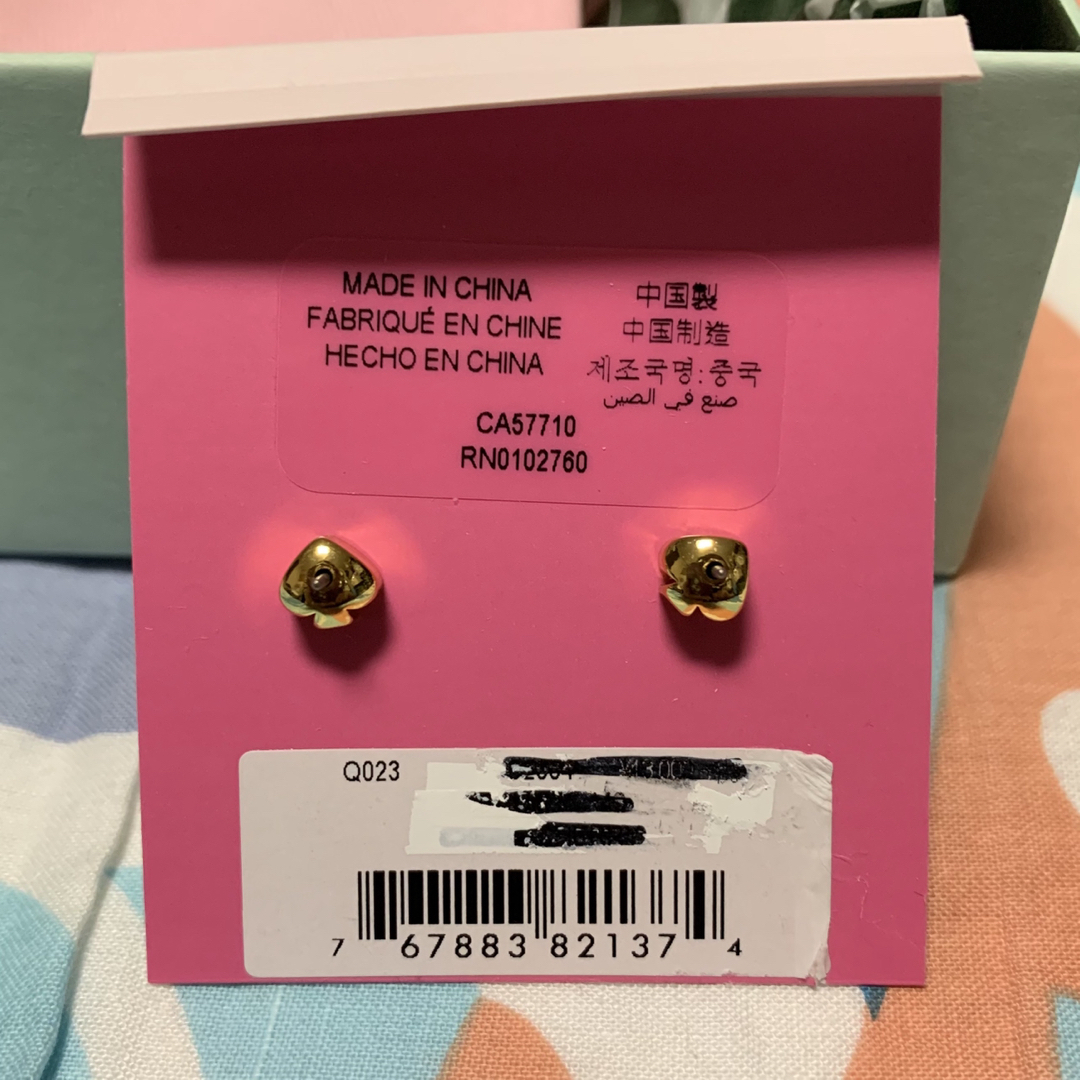 kate spade new york(ケイトスペードニューヨーク)の🙅‍♀ kate spade  ケイト・スペード ニューヨーク ハート ピアス レディースのアクセサリー(ピアス)の商品写真