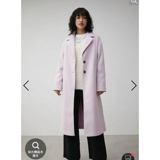 AZUL by moussy - アズールバイマウジー パープルピンクコートの通販