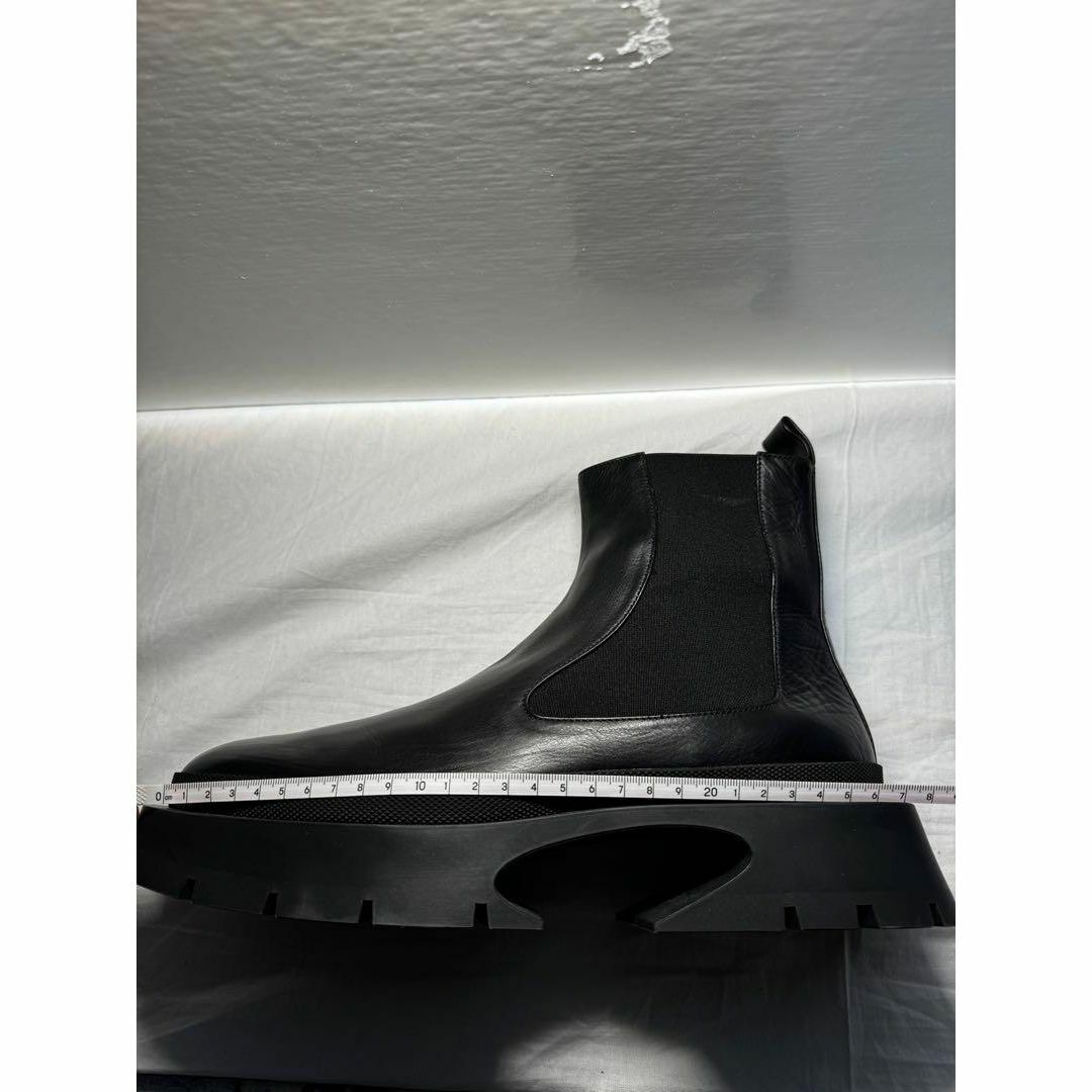Jil Sander(ジルサンダー)のJIL SANDER レザー チェルシー ブーツ  EU40 ブラック メンズの靴/シューズ(ブーツ)の商品写真