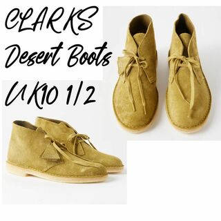 クラークス(Clarks)のクラークス オリジナルズ デザートブーツ UK10 1/2 Mid Green(ブーツ)