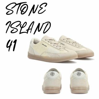 ストーンアイランド(STONE ISLAND)のSTONE ISLAND ロゴ ローカット ミリタリー スニーカー 70s 41(スニーカー)