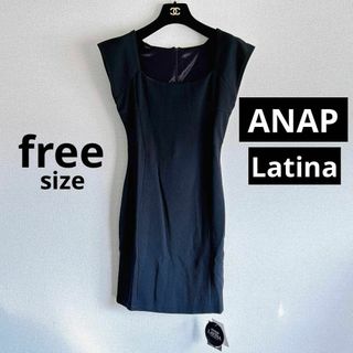 ANAP◆LATINA◆ワンピース◆シンプル◆黒◆フォーマル◆かわいい◆おしゃれ