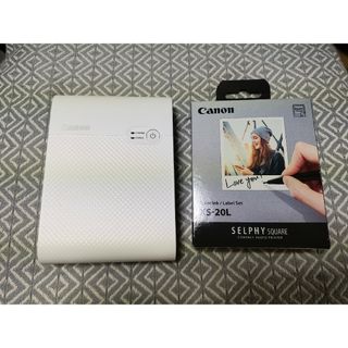 キヤノン(Canon)のCanon コンパクトフォトプリンター SELPHY SQUARE QX10(…(PC周辺機器)