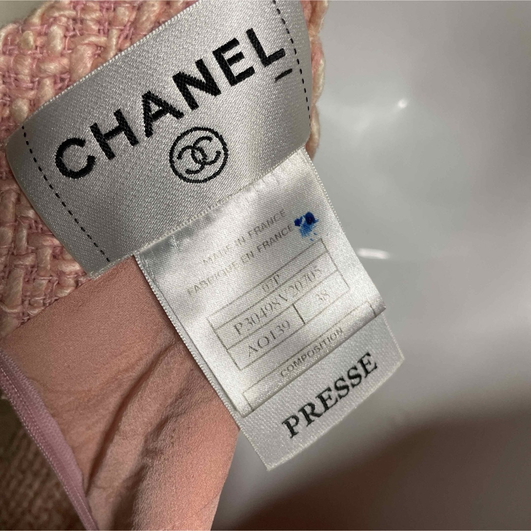 CHANEL(シャネル)のCHANELヴィンテージ ツイード　ワンピースジャケットセット レディースのフォーマル/ドレス(スーツ)の商品写真