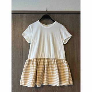 ボーダーズアットバルコニー(BORDERS at BALCONY)のPEPLUM TEE(カットソー(半袖/袖なし))