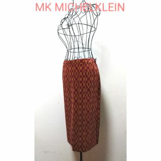 エムケーミッシェルクラン(MK MICHEL KLEIN)の【タグ付】MK MICHELKLEIN　コーデュロイスカート38 脚長スリット(ひざ丈スカート)