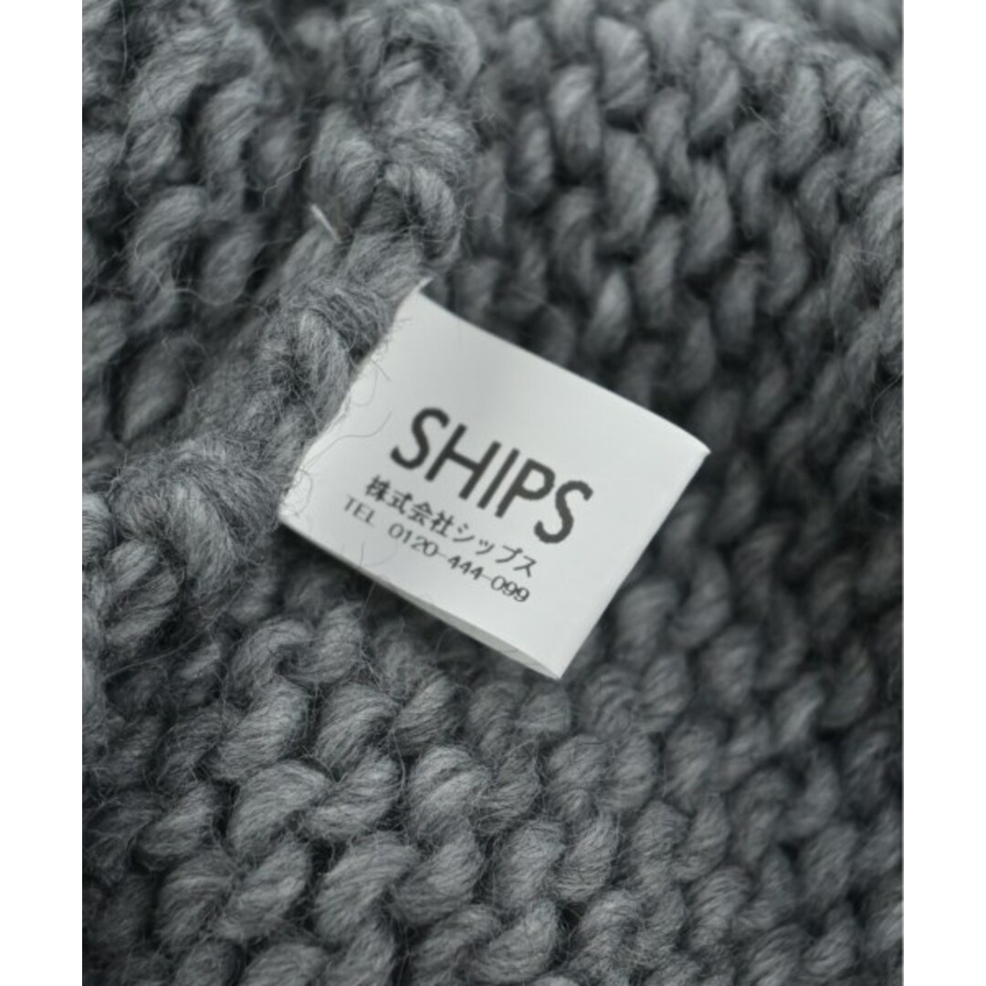 SHIPS(シップス)のSHIPS シップス マフラー - グレー 【古着】【中古】 レディースのファッション小物(マフラー/ショール)の商品写真