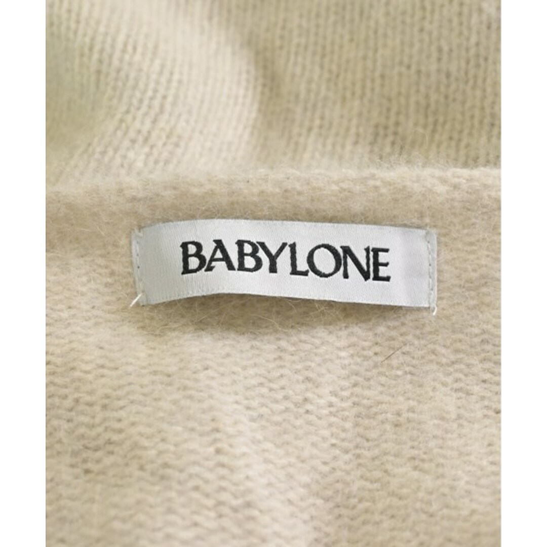 BABYLONE(バビロン)のBABYLONE バビロン ニット・セーター F ベージュ 【古着】【中古】 レディースのトップス(ニット/セーター)の商品写真