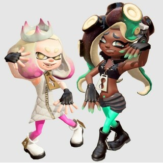 ニンテンドウ(任天堂)のamiibo ヒメ + amiibo イイダ (スプラトゥーンシリーズ) 未開封(ゲームキャラクター)