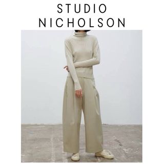 スタジオニコルソン(STUDIO NICHOLSON)のSTUDIO NICHOLSON DORIKO ボリュームパンツ 上代6万(バギーパンツ)