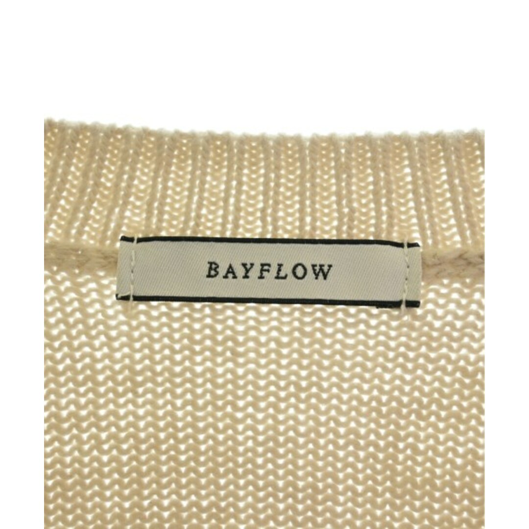 BAYFLOW(ベイフロー)のBAYFLOW ベイフロー ニット・セーター 2(S位) ベージュ 【古着】【中古】 レディースのトップス(ニット/セーター)の商品写真