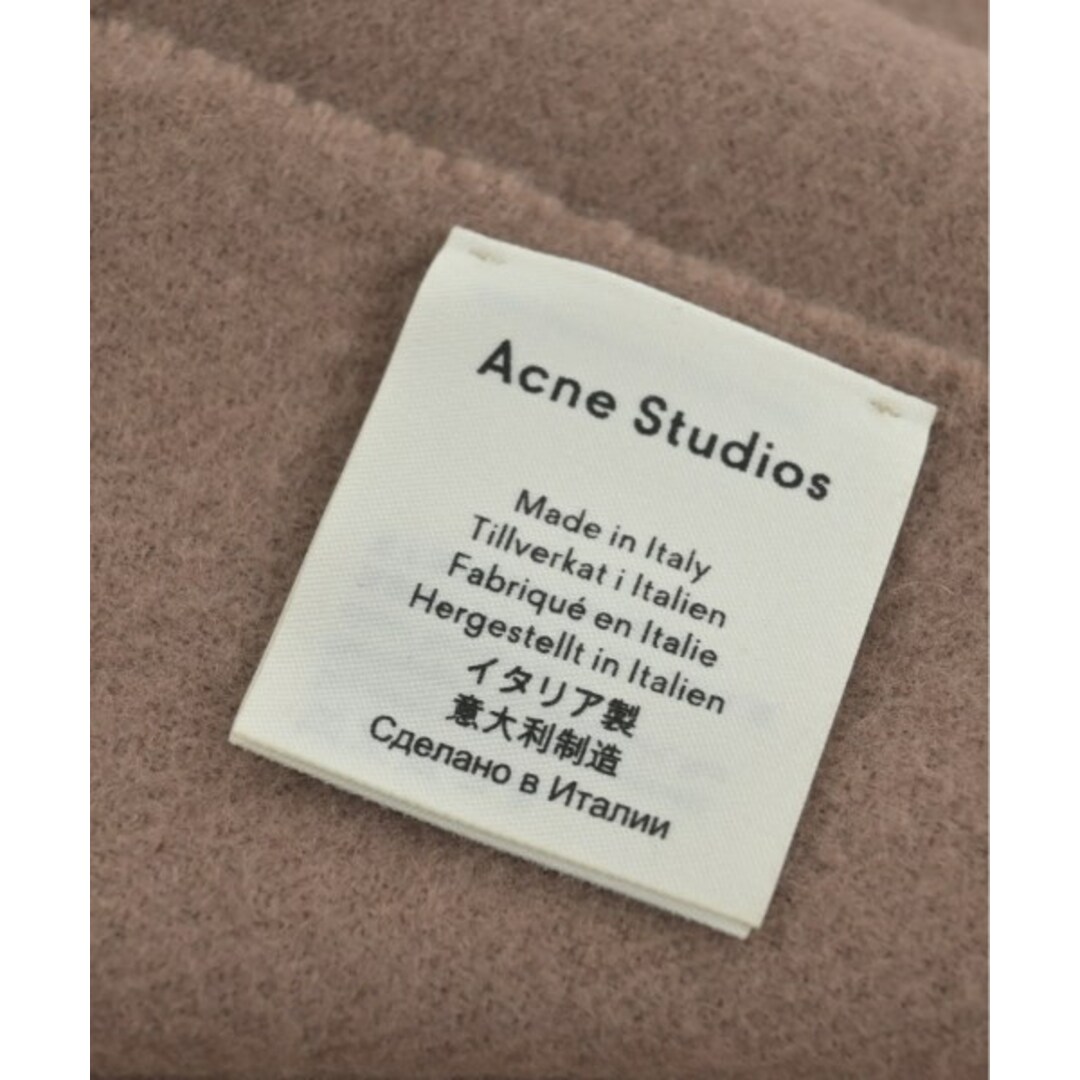 Acne Studios(アクネストゥディオズ)のAcne Studios アクネストゥディオズ マフラー - 茶 【古着】【中古】 レディースのファッション小物(マフラー/ショール)の商品写真