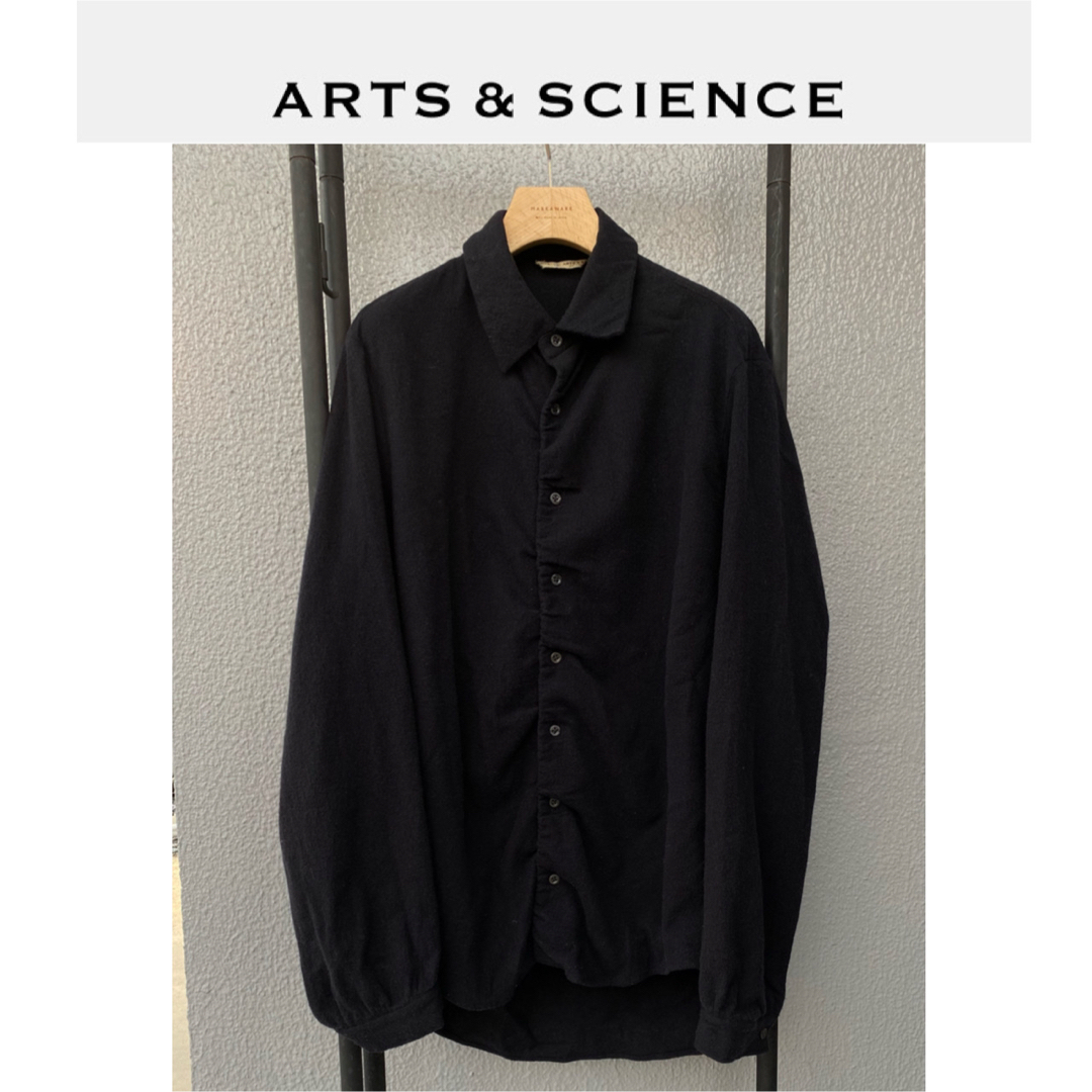 ARTS&SCIENCE(アーツアンドサイエンス)のARTS & SCIENCE 縮絨フェルトシャツ 上代4.6万 メンズのトップス(シャツ)の商品写真