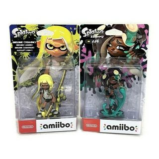 ニンテンドウ(任天堂)のamiiboイエロー  + amiibo イイダ (スプラトゥーンシリーズ) 未(ゲームキャラクター)