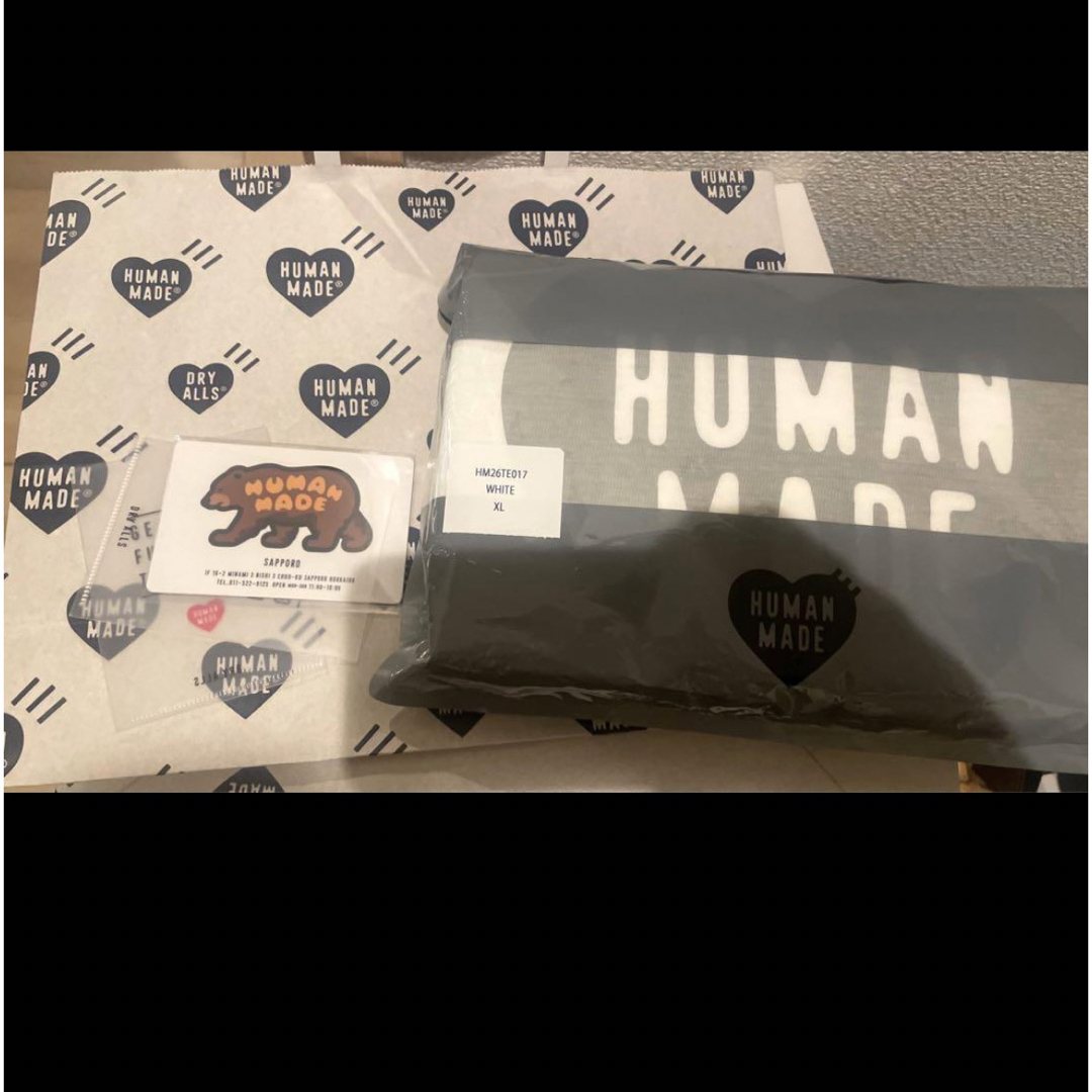 HUMAN MADE(ヒューマンメイド)のヒューマンメイド　HUMAN MADE 札幌限定　Tシャツ　新品未使用　白 メンズのトップス(Tシャツ/カットソー(半袖/袖なし))の商品写真