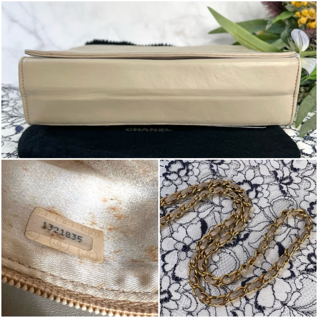 CHANEL(シャネル)のCHANEL シャネル【美品】 ビンテージ チェーンショルダーバッグ マトラッセ レディースのバッグ(ショルダーバッグ)の商品写真