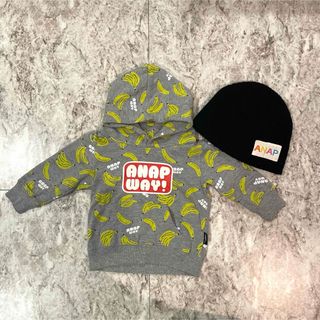 アナップキッズ(ANAP Kids)のANAP／パーカー＆ニット帽(トレーナー)