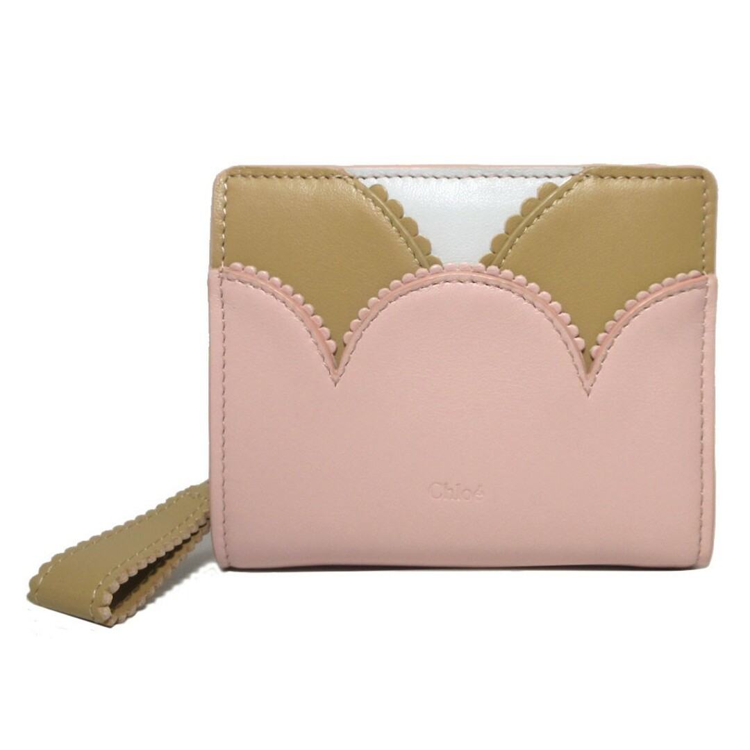 Chloe(クロエ)のクロエ 二つ折財布 CHC22AP280H38 6J9(Pale Blush) レディースのファッション小物(財布)の商品写真