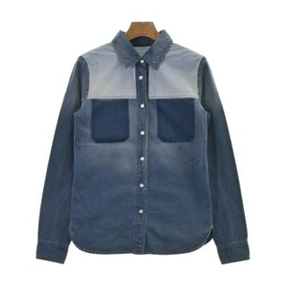 ステラマッカートニー(Stella McCartney)のSTELLA McCARTNEY カジュアルシャツ 36(XS位) 紺 【古着】【中古】(シャツ/ブラウス(長袖/七分))