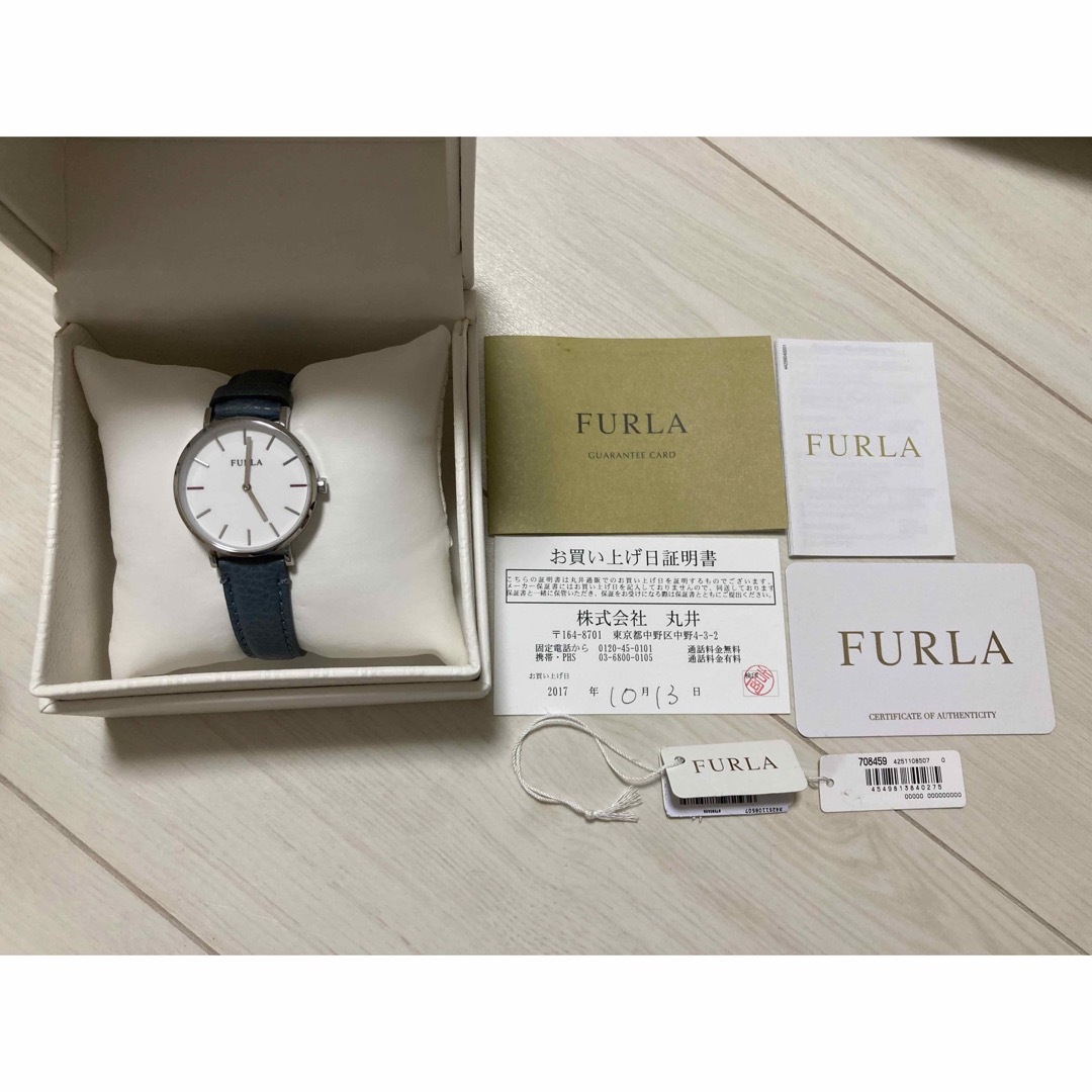 Furla(フルラ)のFURLA 本革ベルト時計 レディースのファッション小物(腕時計)の商品写真