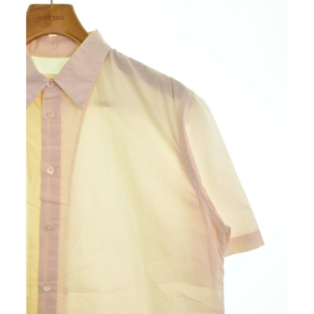 Marni(マルニ)のMARNI マルニ カジュアルシャツ 48(L位) 黄xピンク 【古着】【中古】 メンズのトップス(シャツ)の商品写真
