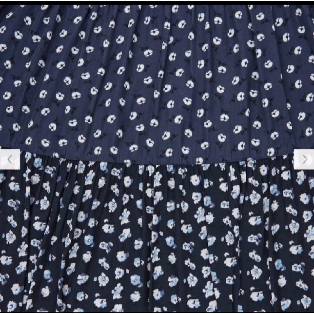 UNIQLO(ユニクロ)のユニクロ＆ポールジョー　小花柄のひらひらロングティアードスカート レディースのスカート(ロングスカート)の商品写真