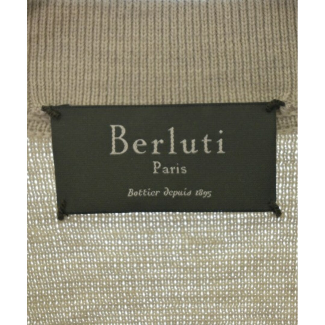 Berluti(ベルルッティ)のBerluti ベルルッティ カーディガン 50(XL位) ベージュ 【古着】【中古】 メンズのトップス(カーディガン)の商品写真