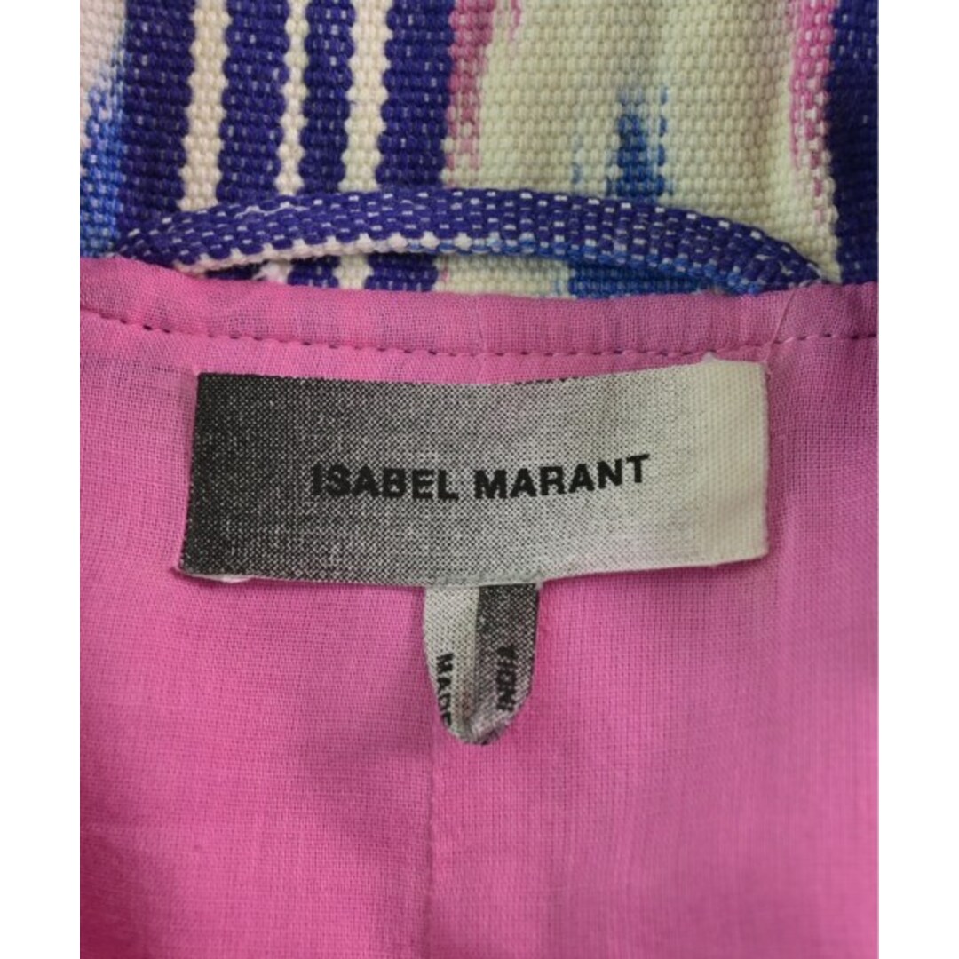 Isabel Marant(イザベルマラン)のISABEL MARANT ブルゾン（その他） M 青xピンクx白(総柄) 【古着】【中古】 メンズのジャケット/アウター(その他)の商品写真