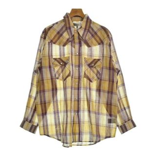 イザベルマラン(Isabel Marant)のISABEL MARANT カジュアルシャツ M 黄系x紫x白(チェック) 【古着】【中古】(シャツ)