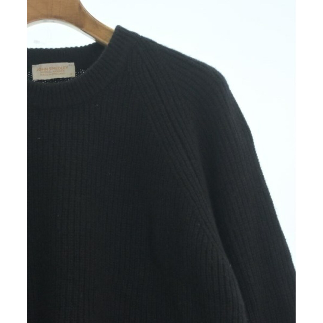 JOHN SMEDLEY(ジョンスメドレー)のJOHN SMEDLEY ジョンスメドレー ニット・セーター S 黒 【古着】【中古】 メンズのトップス(ニット/セーター)の商品写真